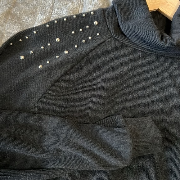 Zara embellished knit turtleneck sweater - Picture 5 of 5
